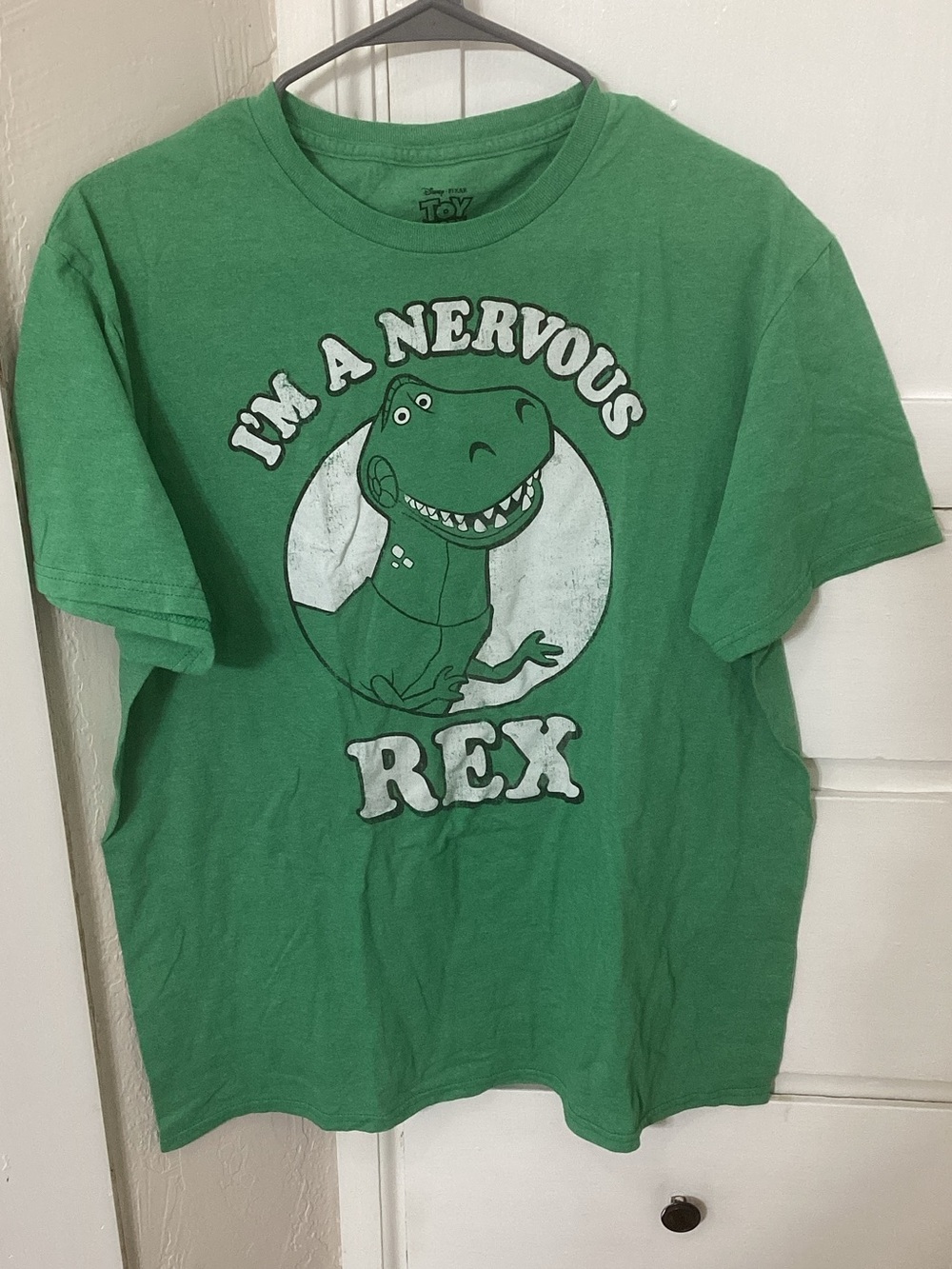 Disney Green "I'm a Nervous Rex" Short Sleeve Tee